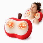Electric Back Massager with Heating, Electronic Massage & Vibration, Adjustable Lift Back Stretcher Cushion for Home Office Chair, Bed & Sofa, Waist Relaxation Massager with 3 Heat Levels & Auto Modes